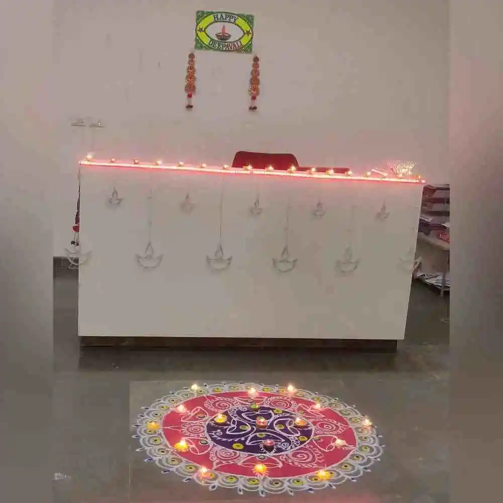 Creative Diwali Office Decoration in Bangalore